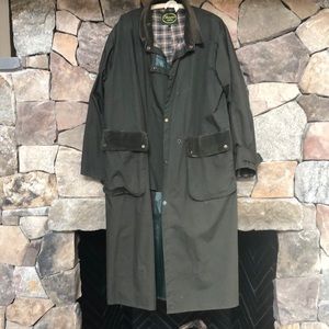 Champion Dark Green Coat with Plaid Lining